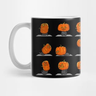 Pumpkin Yoga Halloween Mug